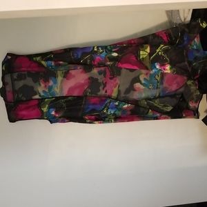 Long sheer silk cover up